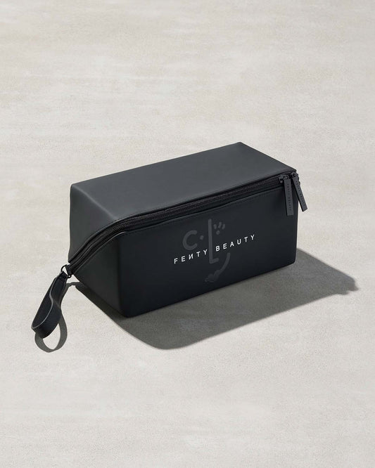 One black rectangular bag with Fenty branding on a gray background