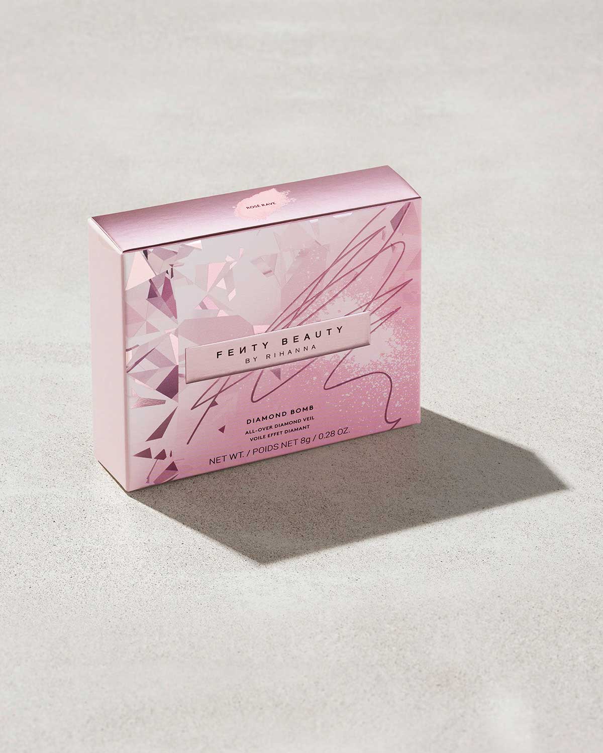 DIAMOND BOMB ALL-OVER DIAMOND VEIL, Rosé Rave