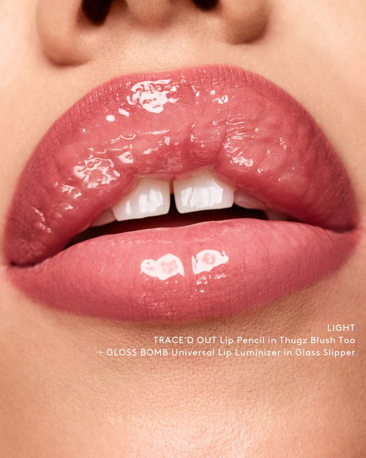 Trace'd Out Longwear Waterproof Pencil Lip Liner — Thugz Blush Too