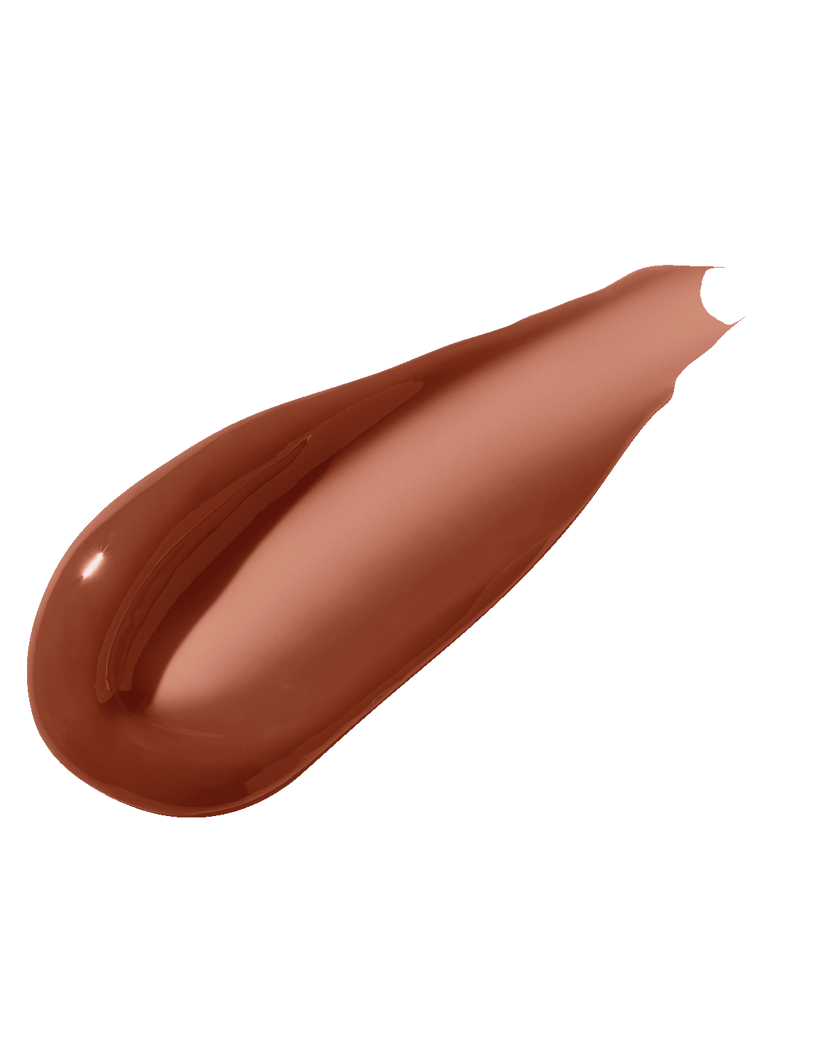 smear Fenty Beauty Gloss Bomb Heat Universal Lip Luminizer + Plumper in shade Hot Chocolit Heat