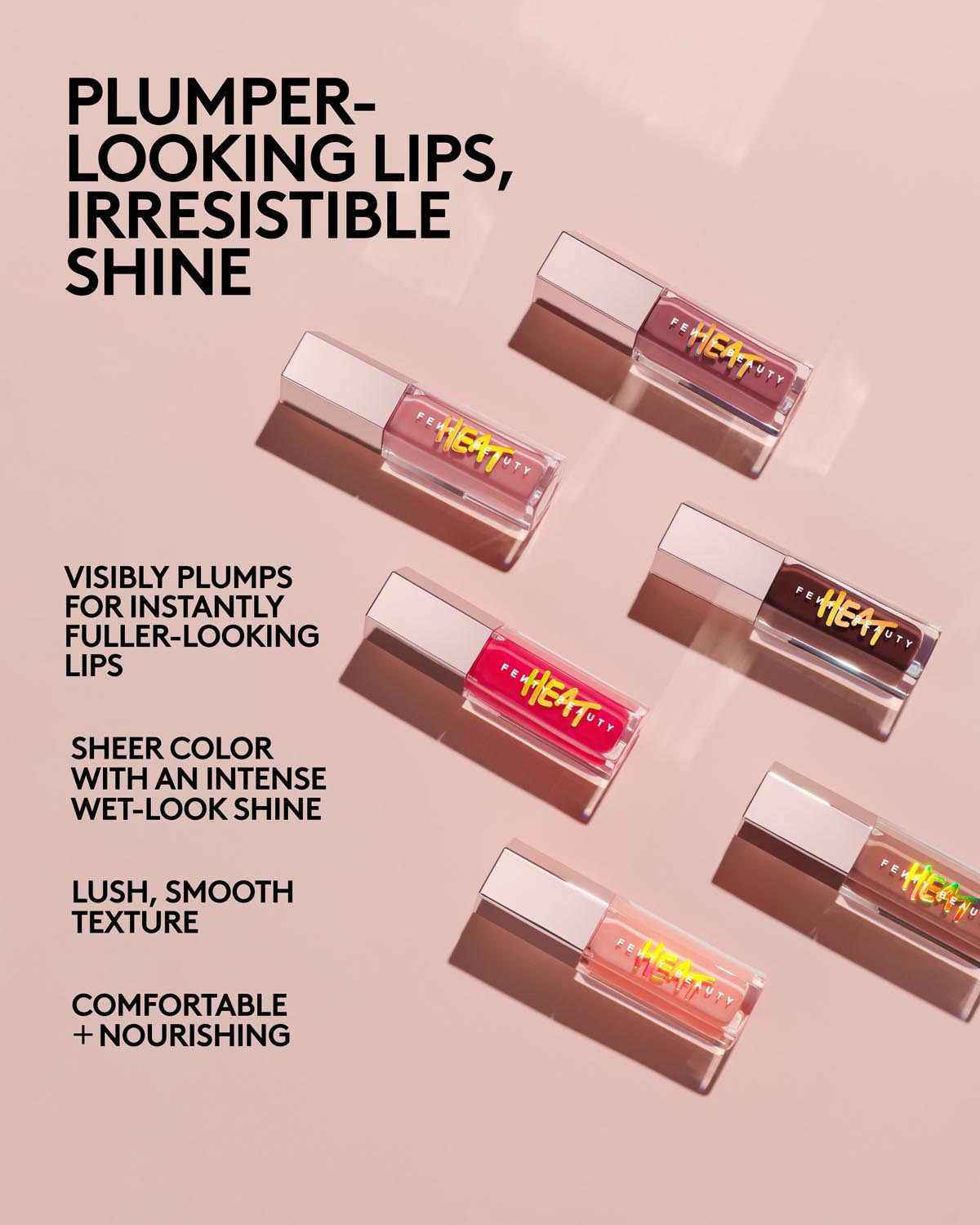 Plumper-looking lips, irresistible shine.