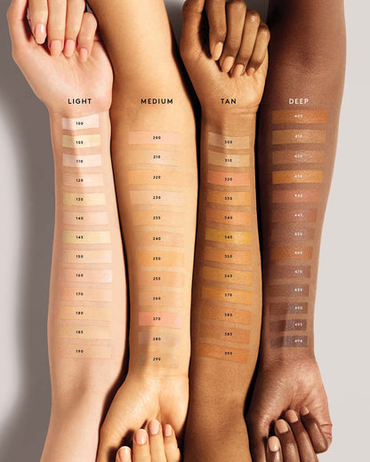 Pro Filt'r Instant Retouch Concealer shown on a variety of skin tones
