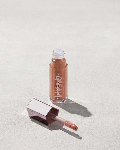 Gloss Bomb Cream open shown in shade Honey Waffles
