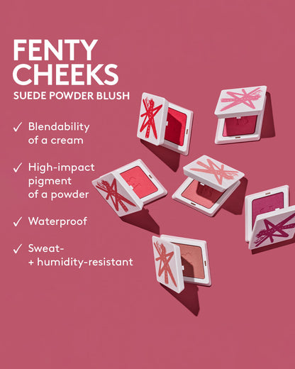 Fenty Cheeks Suede Powder Blush — Brickkkk