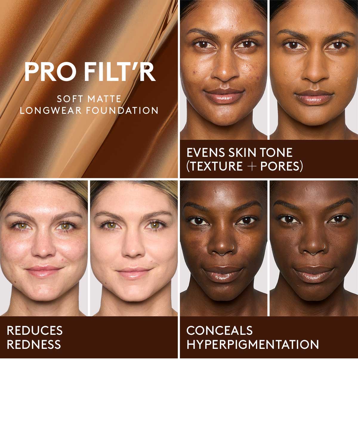 Pro Filt'r Soft Matte Longwear Foundation — #350