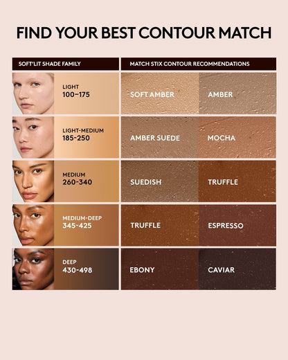 Match Stix Contour shade finding guide
