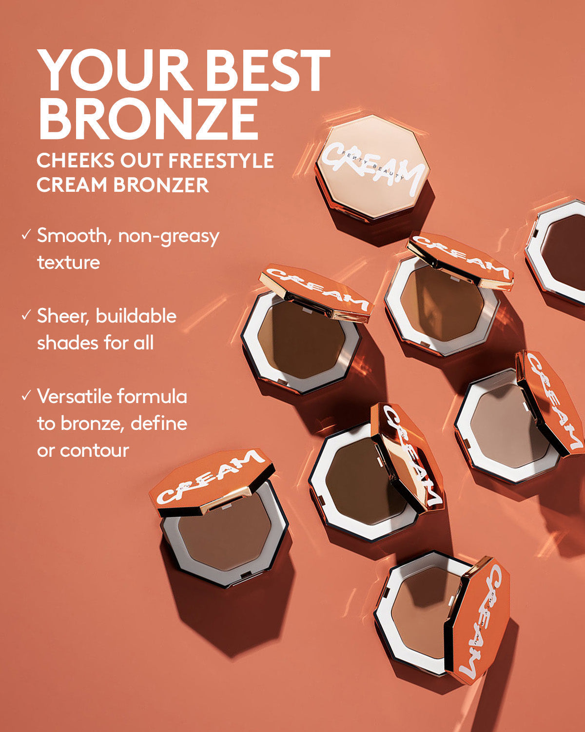 Cheeks Out Freestyle Cream Bronzer — Chocolate