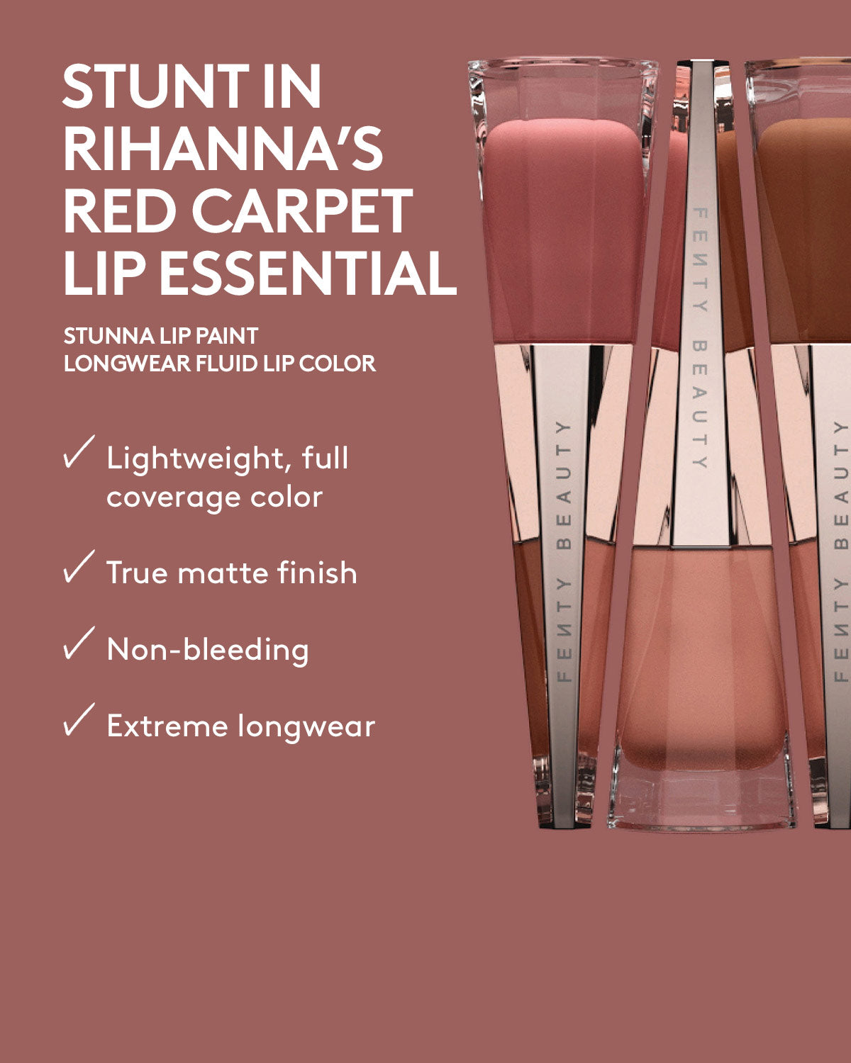 Stunna Lip Paint Longwear Fluid Lip Color — Uninterested