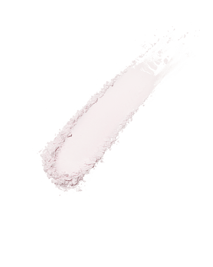 A smear of the Invisimatte Instant Setting Blotting Powder on a light background.