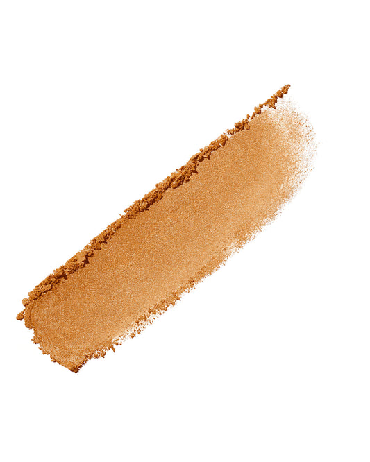 Product smear of Demi'glow Light-Diffusing Highlighter in shade Rich Hunnie on a white background.