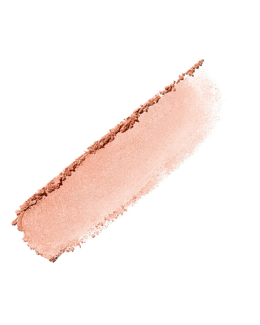 Product smear of Demi'glow Light-Diffusing Highlighter in shade Tutu Much on a white background.