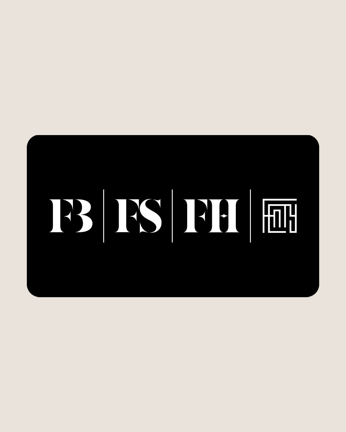 Digital gift card image featuring Fenty Beauty, Fenty Skin, Fenty Hair and Fenty Fragrance logos.