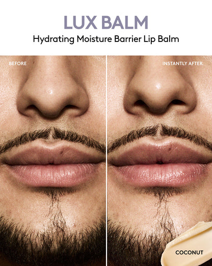 Lux Balm Hydrating Moisture Barrier Lip Balm — Coconut