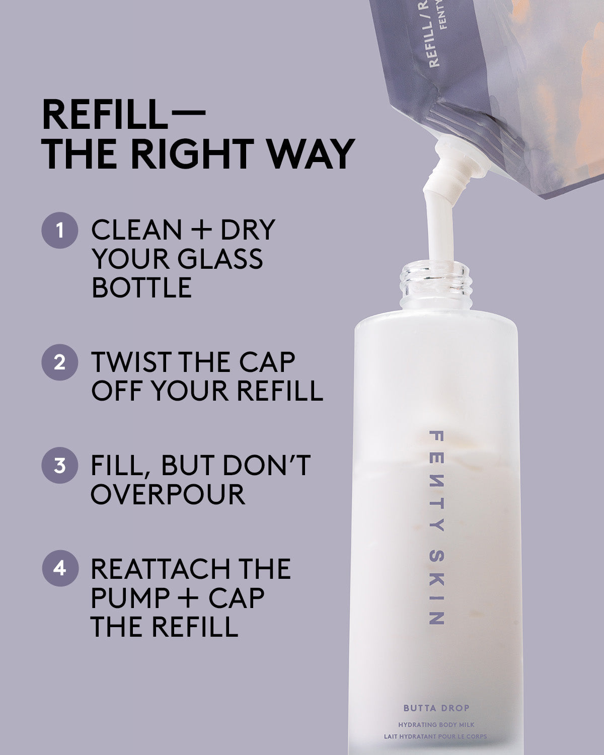 refill the right way