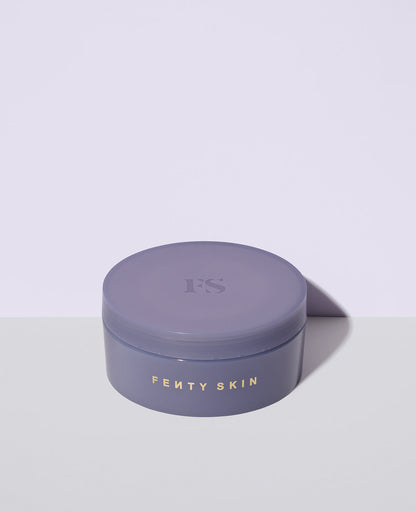 Closed tub of Butta Drop Whipped Oil Body Cream with Tropical Oils + Shea Butter.