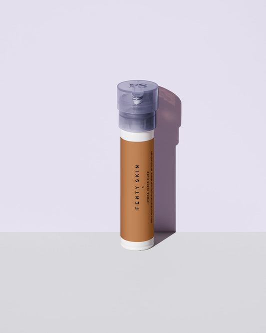 Hydra Vizor Hues tinted moisturizer sunscreen refill in shade 5 against a lavender background.