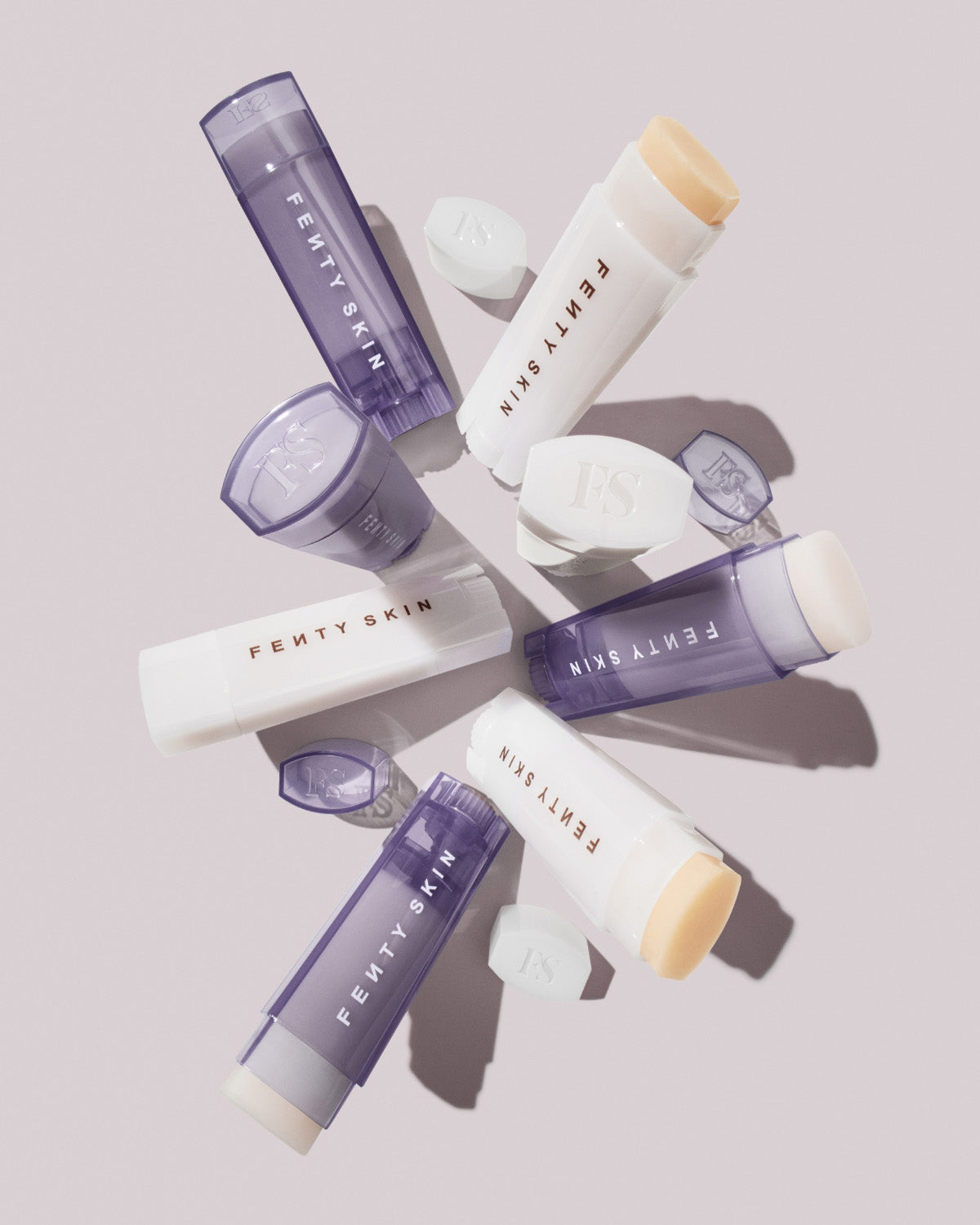 A$AP Rocky × Fenty Skin Lux Balm Duo and Roller Keychain