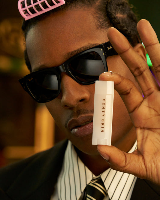 A$AP Rocky × Fenty Skin Lux Balm Duo and Roller Keychain